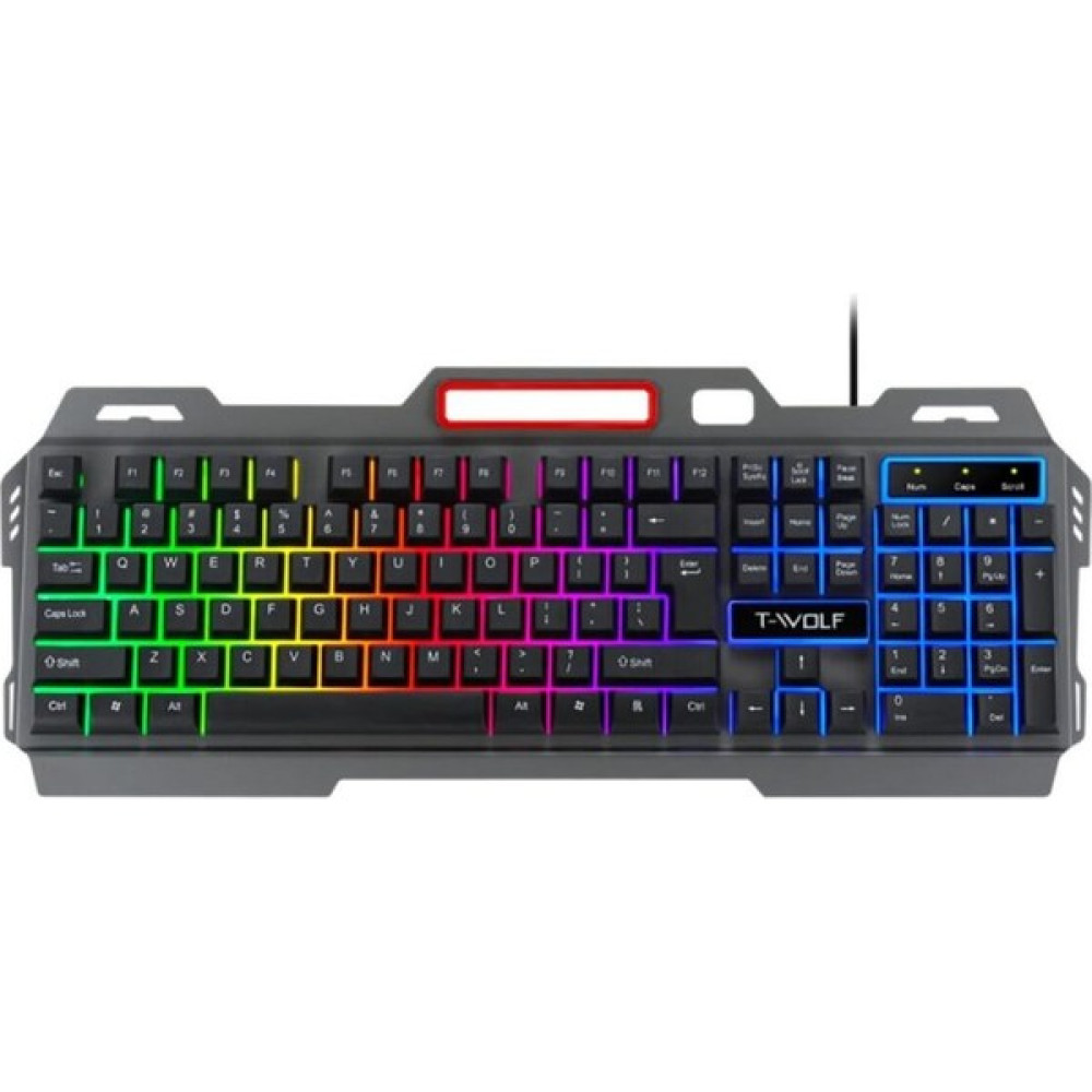 Bolsat T-Wolf T16 Metal Kasa USB Q Rgb Işıklı Oyuncu Klavyesi Oyuncu Klavyesi Fiyatı