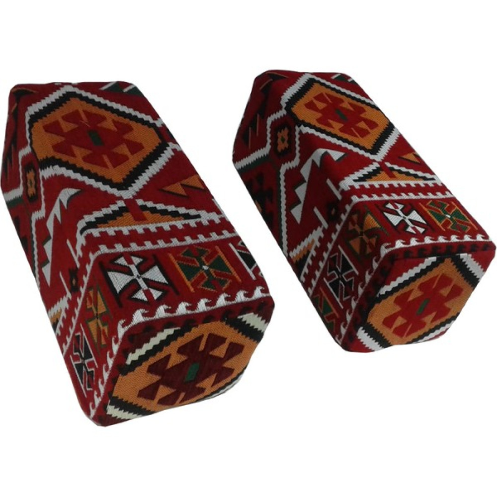 Bolvadin Şark Köşesi KDY-000 Bolvadin Şark Köşesi - 2 Adet Kolluk 50 x 20 x 20 cm - Kırmızı Puf Fiyatı