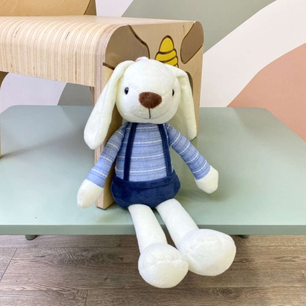 Bon Chic Baby Bebek & Çocuk Oyuncak Mavi Tavşan Uyku Arkadaşı - Mavi - Beyaz Bebek Oyuncakları Fiyatı