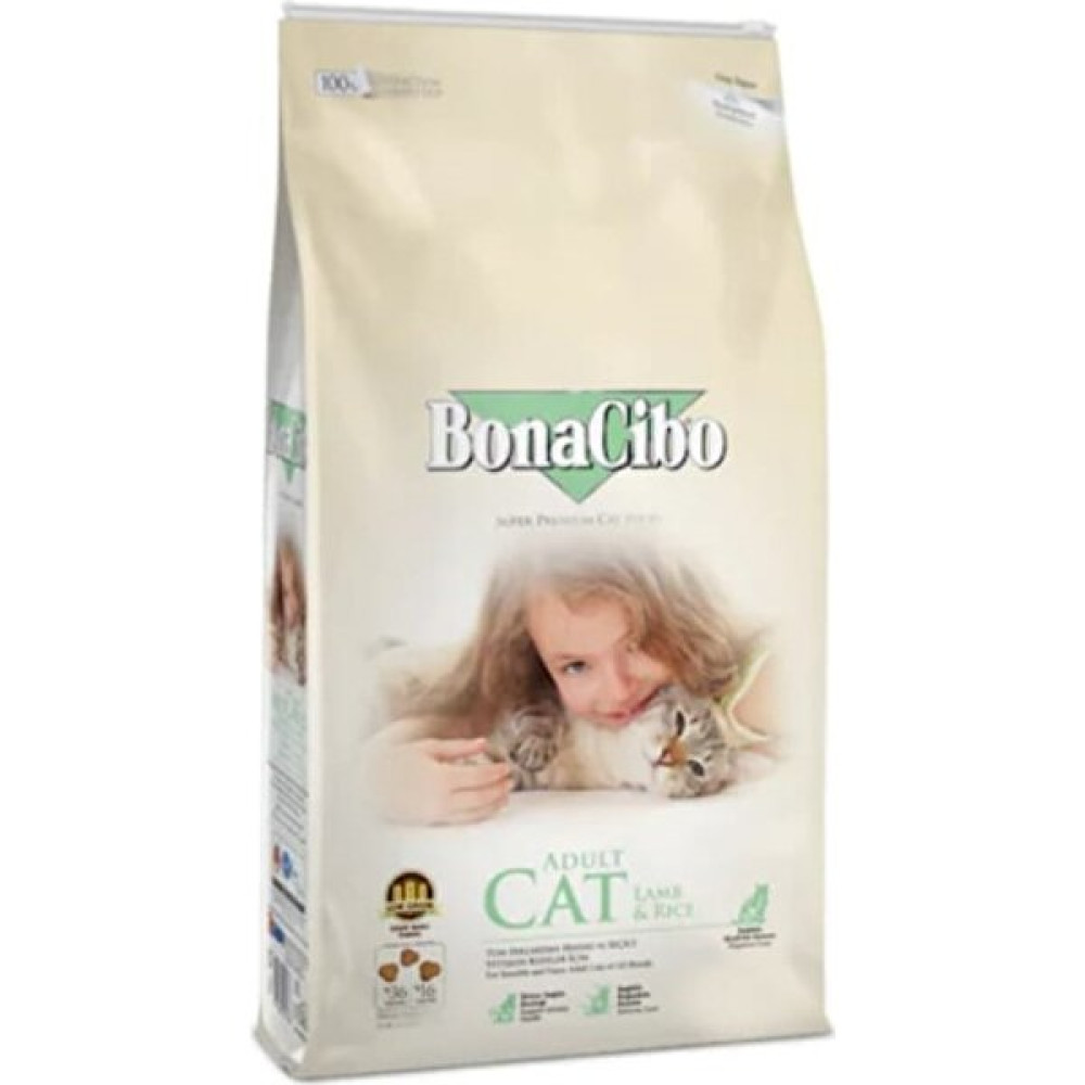 Bonacibo Adult Cat Lamb & Rice Kuzu Etli ve Pirinçli Yetişkin Kedi Maması 2 Kg. Evcil Hayvan Ürünleri Fiyatı