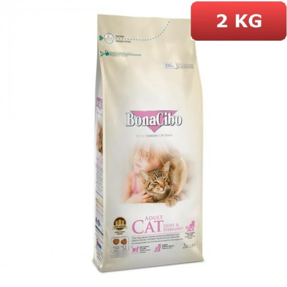 Bonacibo Adult Cat Light Sterilised Kisir Kedi Mamasi 2 Kg Evcil Hayvan Ürünleri Fiyatı