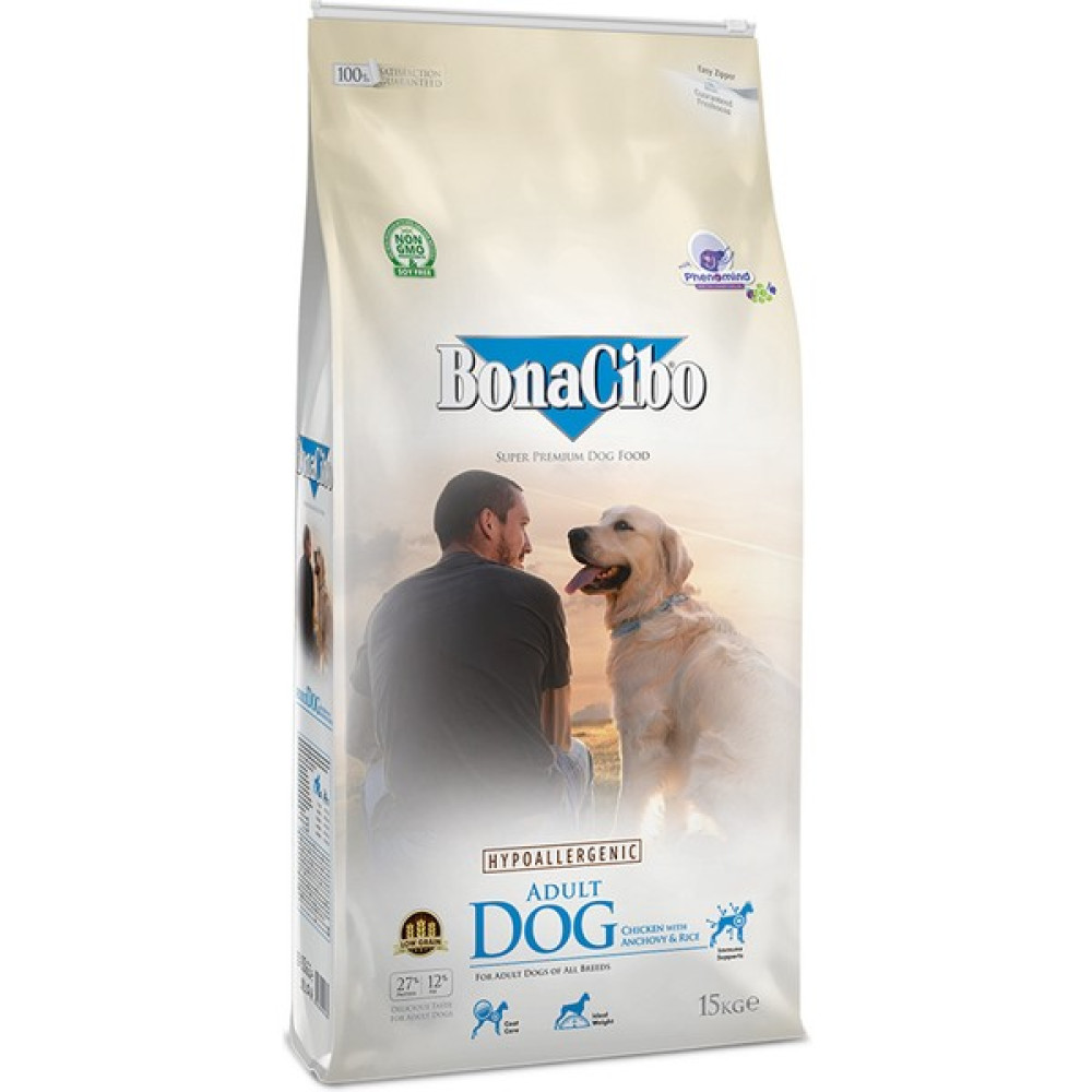Bonacibo Adult Dog 15 kg Tavuklu ve Balıklı Yetişkin Köpek Maması Evcil Hayvan Ürünleri Fiyatı