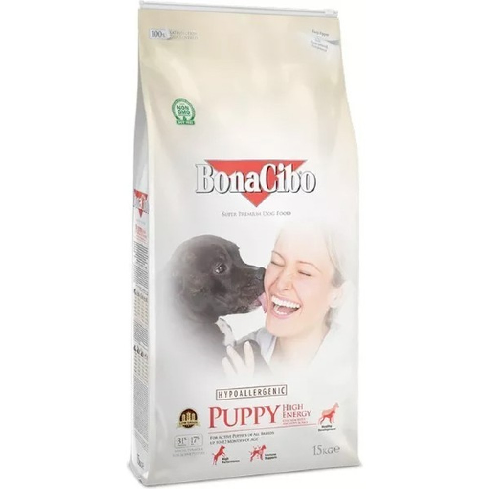 Bonacibo Puppy He 15 kg Yüksek Enerjili Yavru Köpek Maması Evcil Hayvan Ürünleri Fiyatı