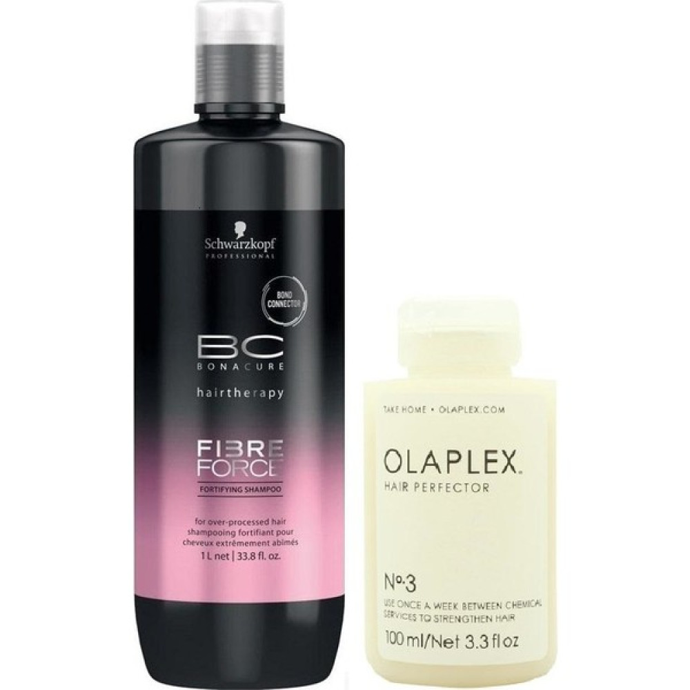 Bonacure Fibre Force Keratin Şampuan 1000 ml + Olaplex No3 Şampuan ve Saç Kremi Fiyatı
