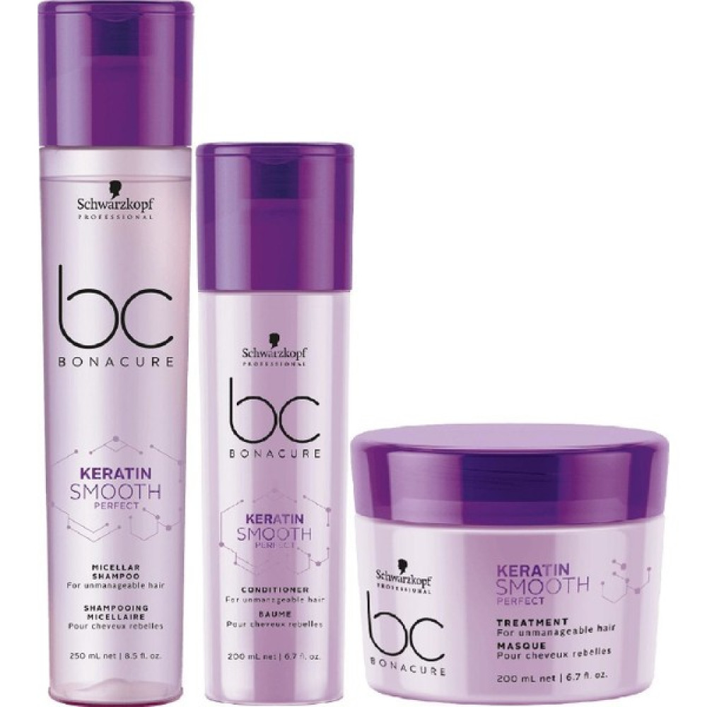 Bonacure Keratin Mükemmel Kontrol Micellar 3`lü Set Şampuan ve Saç Kremi Fiyatı