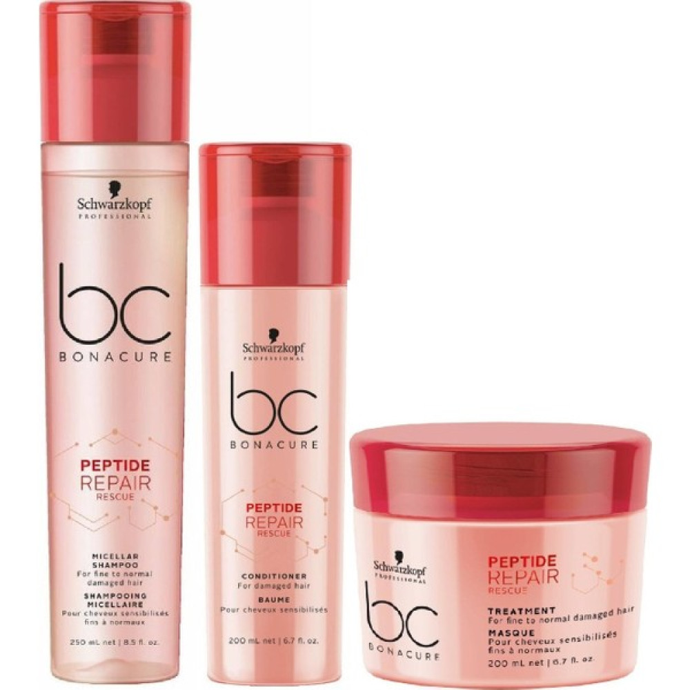 Bonacure Peptide Acil Kurtarma Micellar 3`lü Set Şampuan ve Saç Kremi Fiyatı