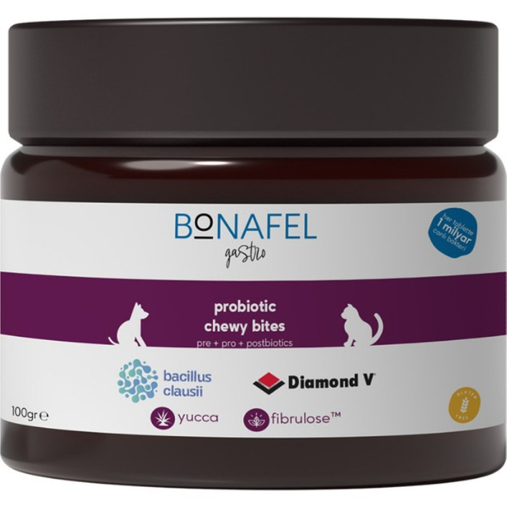 Bonafel Glutensiz Probiyotik Çiğneme Tableti 100 gr (50 Tablet) Evcil Hayvan Ürünleri Fiyatı