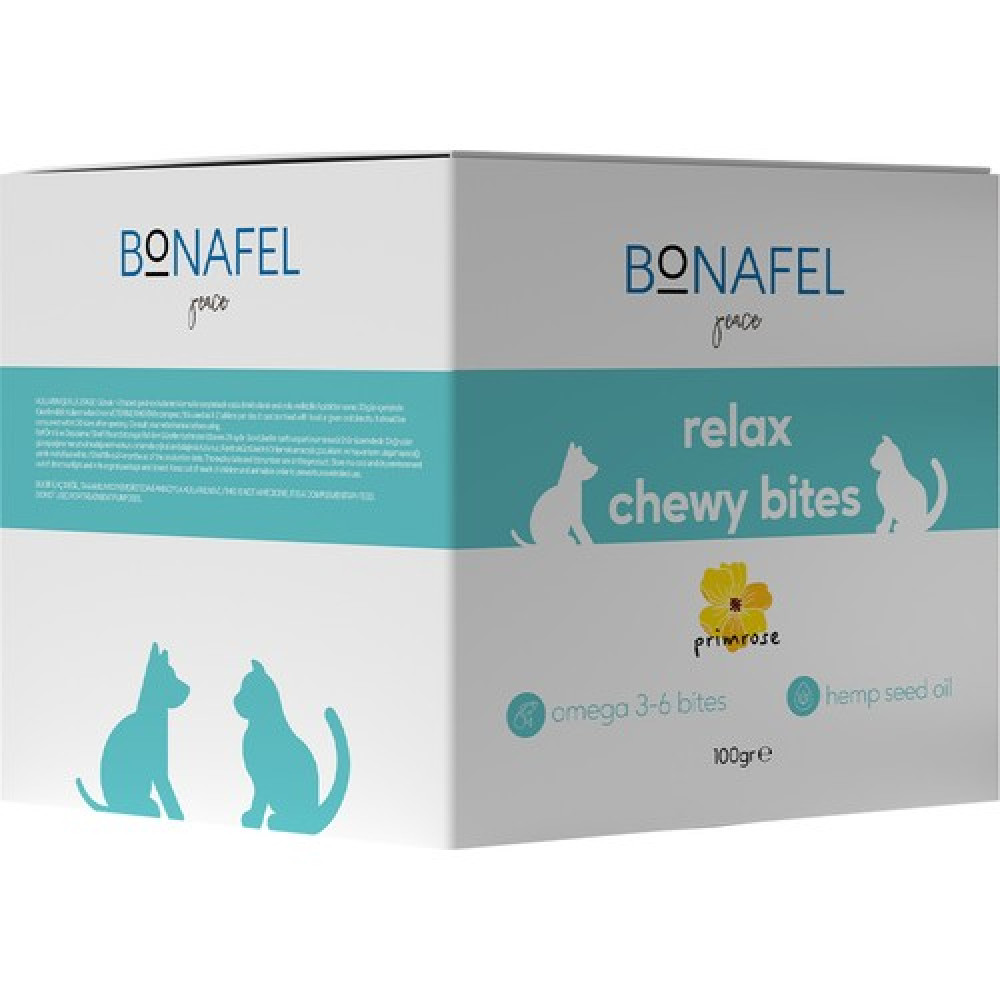 Bonafel Kedi ve Köpekler için Anti-Stress Çiğneme Tableti 100 gr (50 T