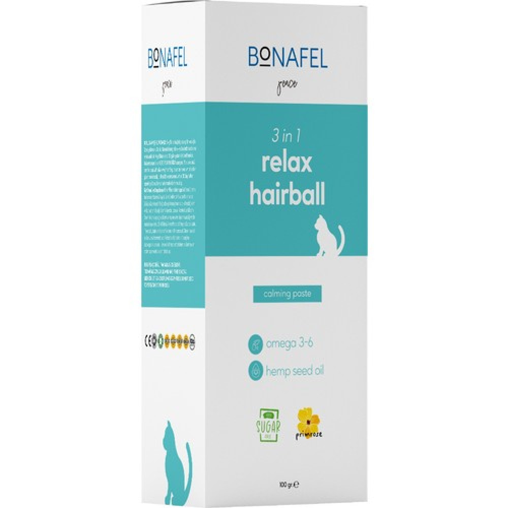 Bonafel Kediler için Anti-Stress Tüy Yumağı Önleyici Macun 100 gr