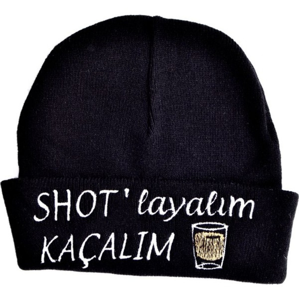 Bonalodi Shot'Layalım Kaçalım Siyah Bere Kadın Şapkası Fiyatı