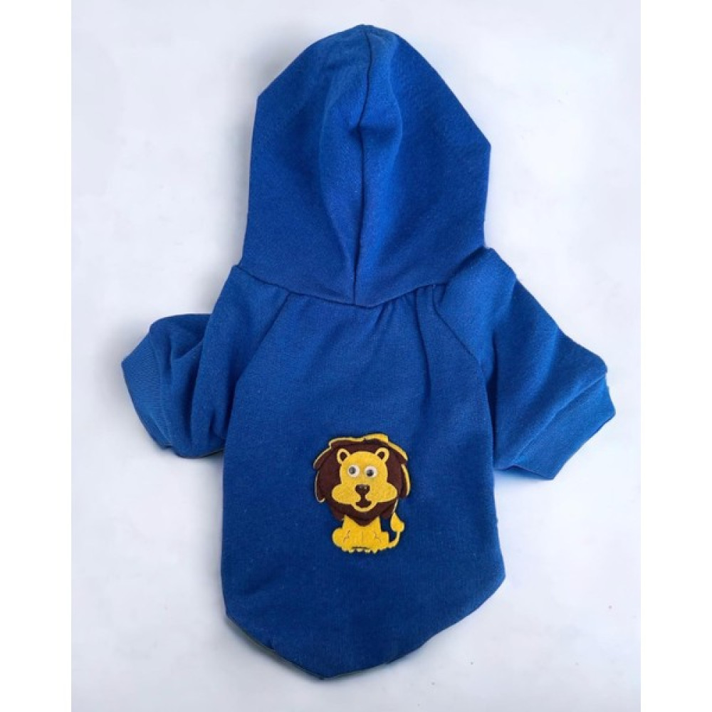 Bonanza Blue Lion Kedi Kapşonlu Sweatshirt, Hoodie Kedi Kazağı, Kedi Kıyafeti - M - Renkli Evcil Hayvan Ürünleri Fiyatı