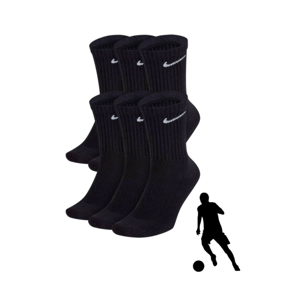 Bonapart 6lı Unisex Siyah Spor Antrenman Tenis Futbol Basketbol Koşu Çorap Seti 40-46 Beden Çorap (Outdoor) Fiyatı
