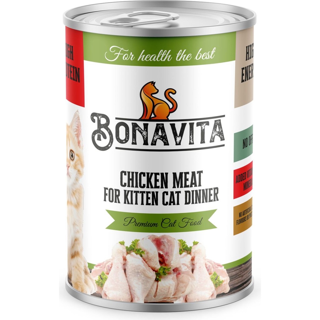 Bonavita Tavuk Etli Yavru Kedi Maması 400 gr 24 adet Evcil Hayvan Ürünleri Fiyatı