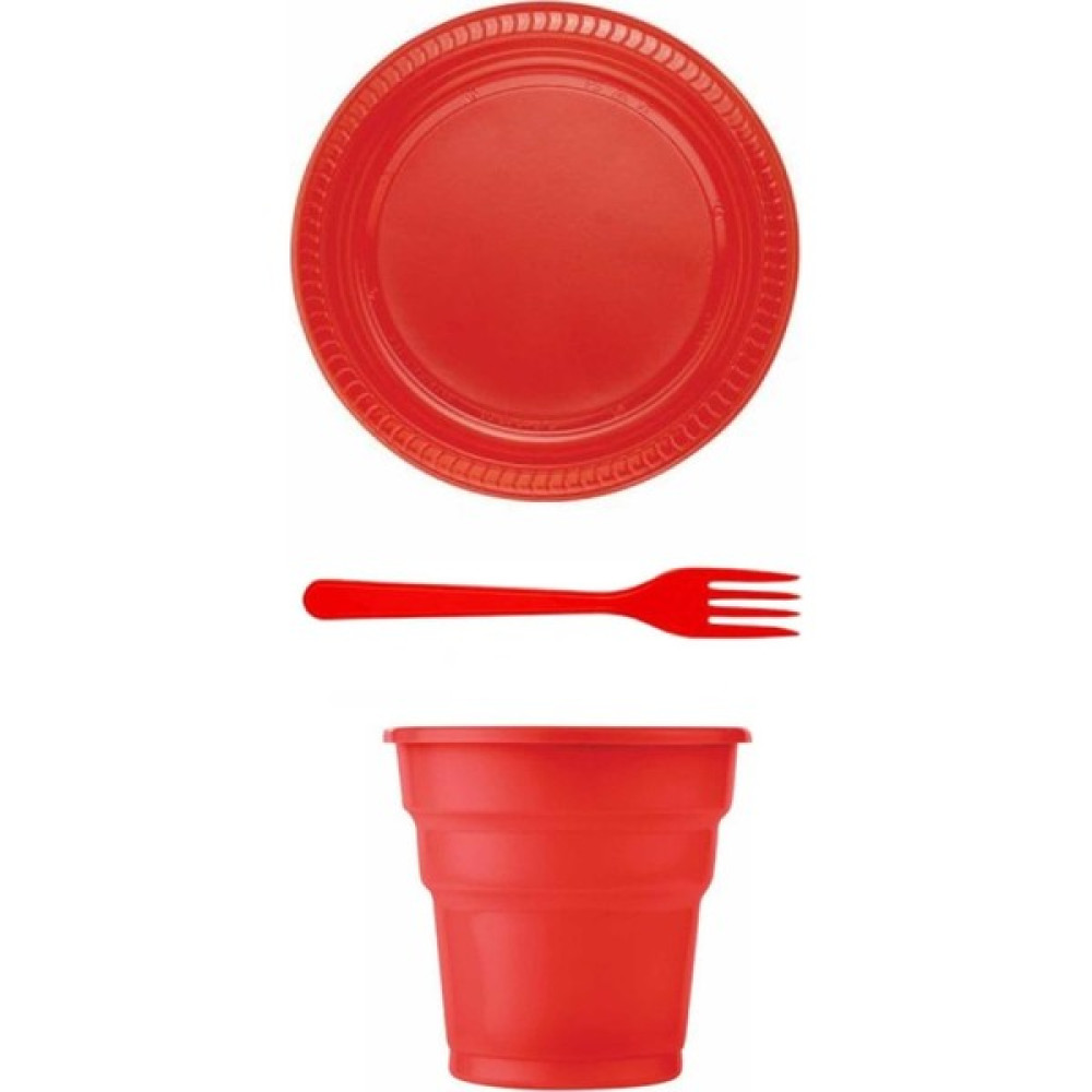 Boncuk Avm Kırmızı Plastik Tabak Çatak Bardak Seti 75 Parça Oto Boyaları Fiyatı