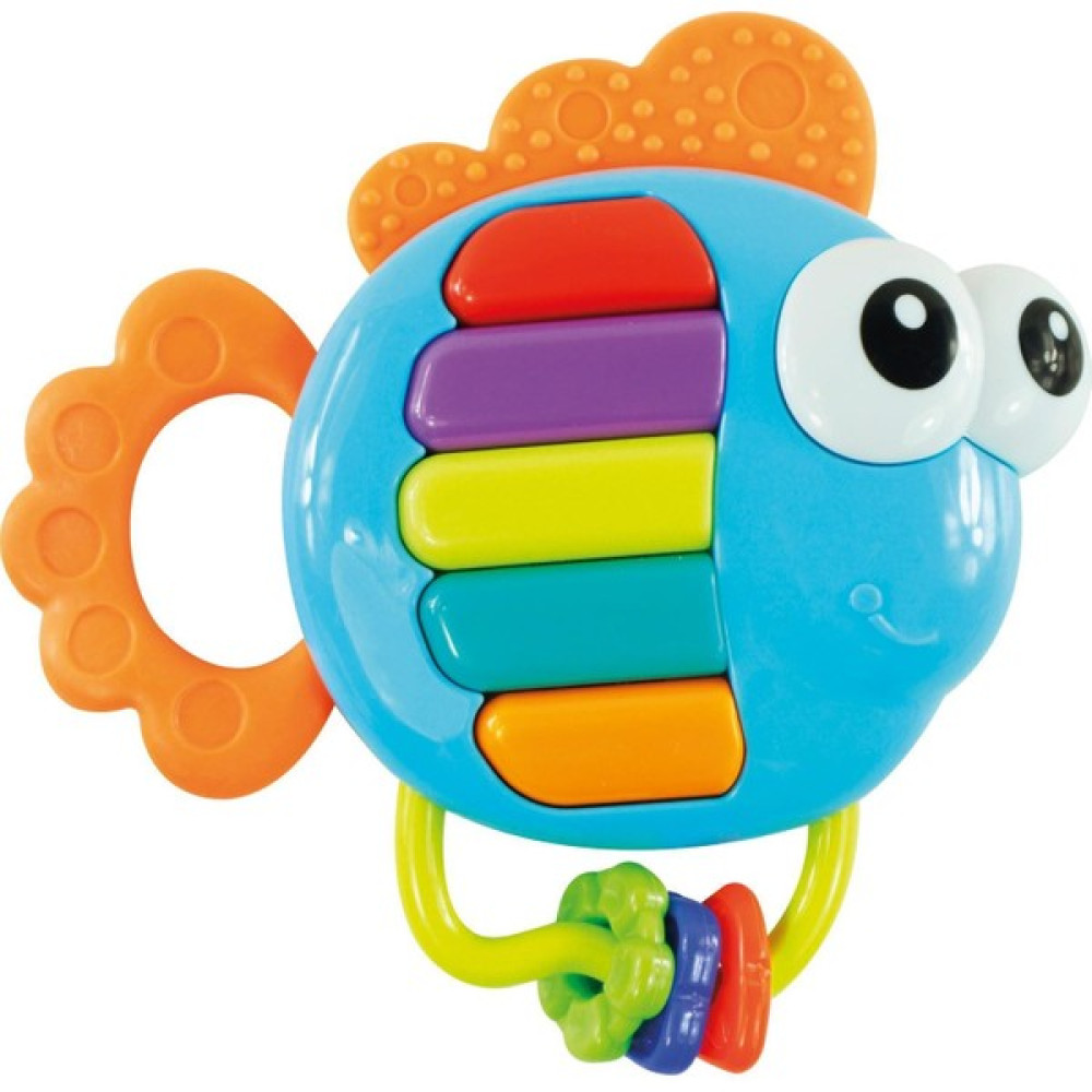 Bondigo Piyanolu Balık Diş Kaşıyıcı & Çıngırak BL1084 - Renkli Bebek Oyuncakları Fiyatı