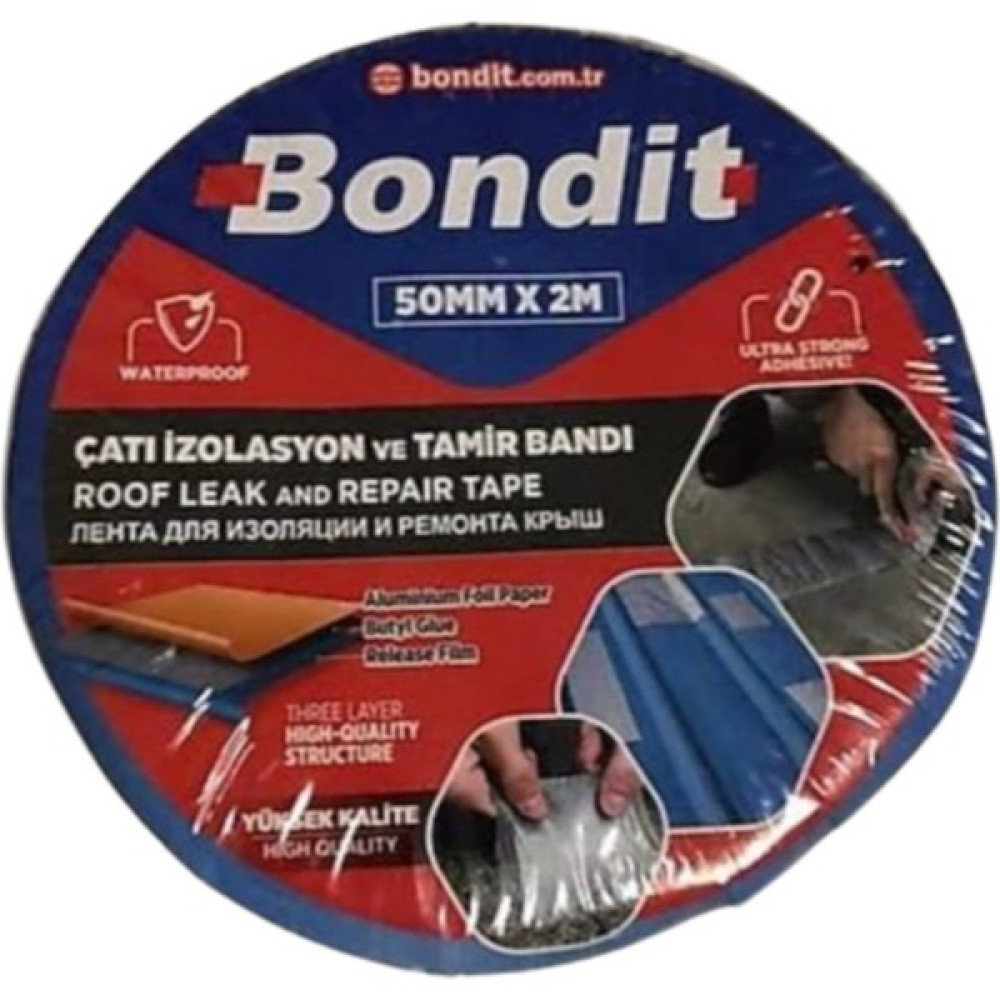 Bondit 50MM*2M Su Geçirmez Çatı Izolasyon ve Tamir Bandı Bisiklet Aksesuarları Fiyatı
