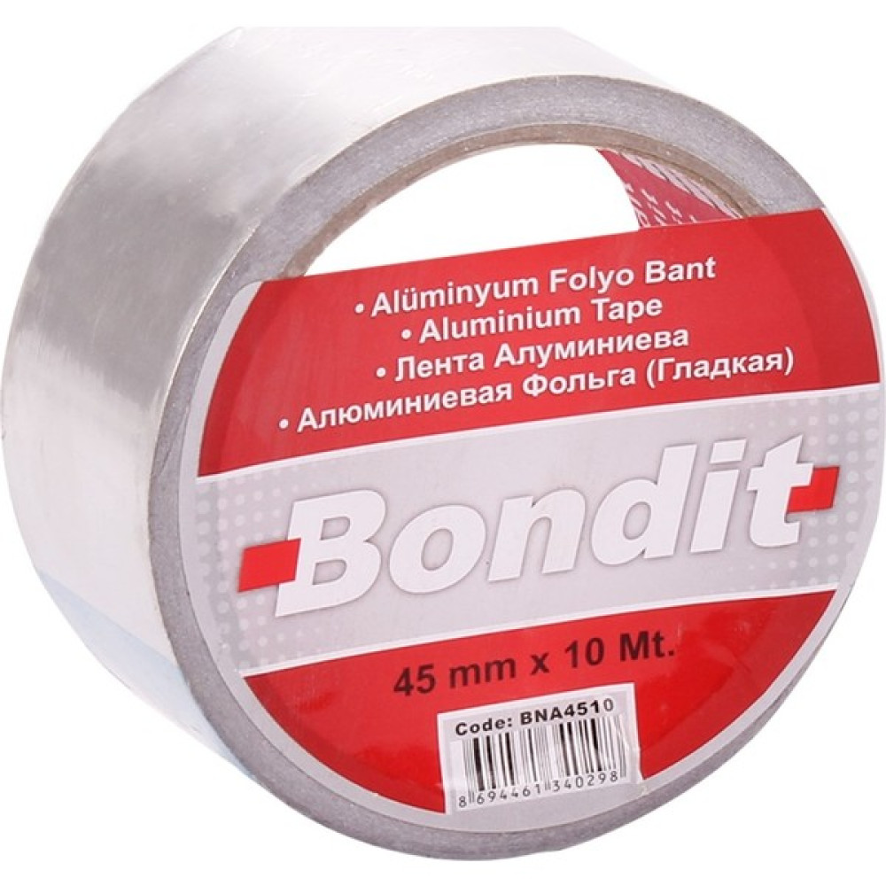 Bondit BNA4510 Alüminyum Folyo Bant 45 mm x 10 m Nalburiye & Hırdavat Fiyatı