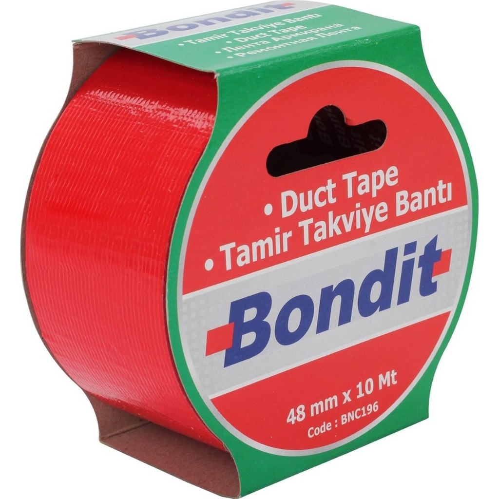 Bondit Tamir Takviye Bandı 48 mm x 10 Metre - Kırmızı Nalburiye & Hırdavat Fiyatı