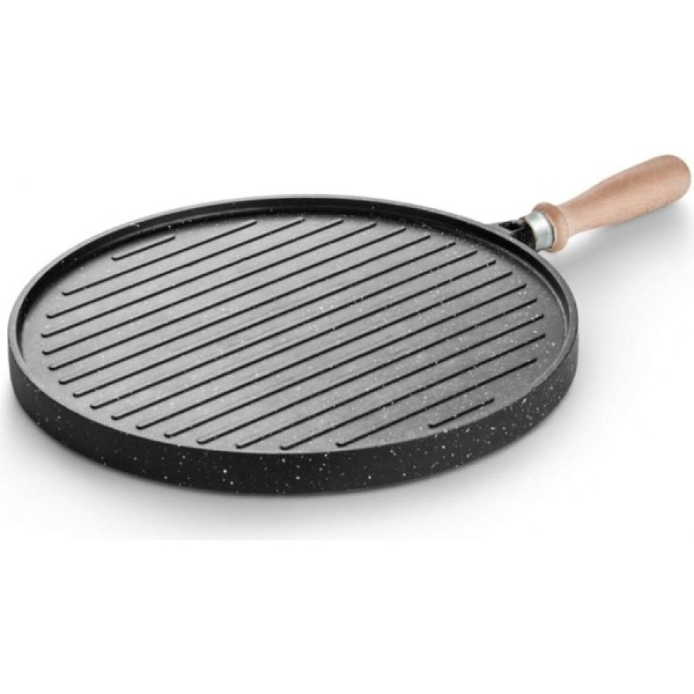 Bondy Premium Döküm Granit Çift Taraflı Izgara&gözleme Tavası - 35 cm Tavalar Fiyatı