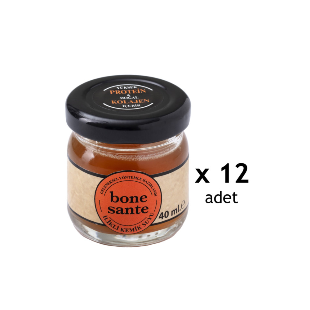 Bone Sante Ilikli Kemik Suyu (40ML X 12 ADET) 1 Set Bone Drops Konserve, Sos, Hazır Yemek Fiyatı