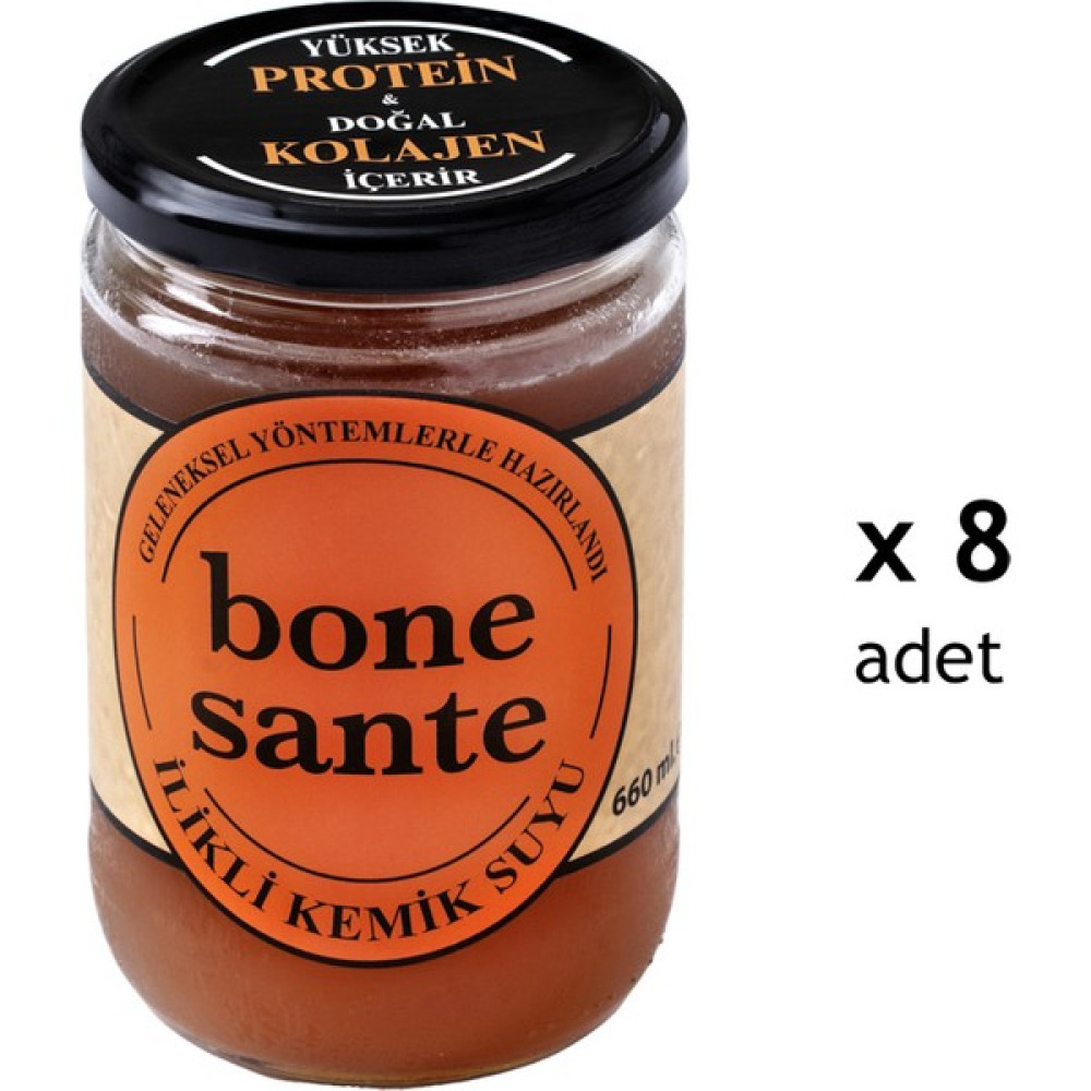 Bone Sante Ilikli Kemık Suyu 660 ml x 8 Konserve Fiyatı