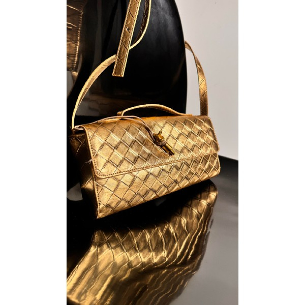 Bonetta Gold Baklava Desenli Gold Pimli Çanta Bayan Çanta ve Cüzdan Fiyatı