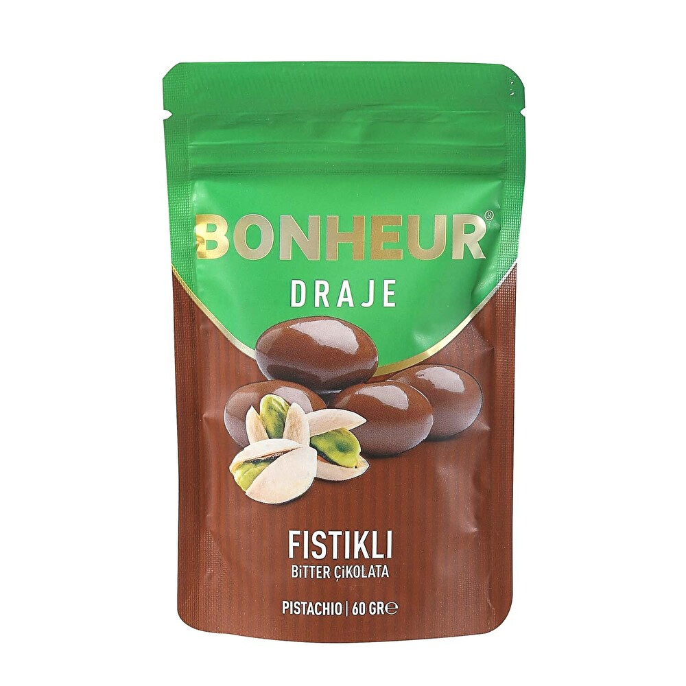Bonheur Bitter Fıstık Draje 60 G Çikolata ve Gofret Fiyatı