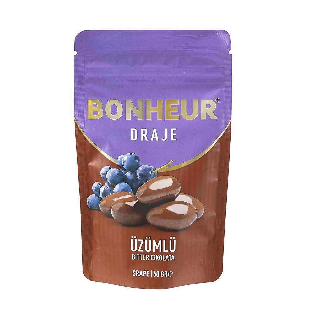 Bonheur Bitter Üzüm Draje 60 G Çikolata ve Gofret Fiyatı