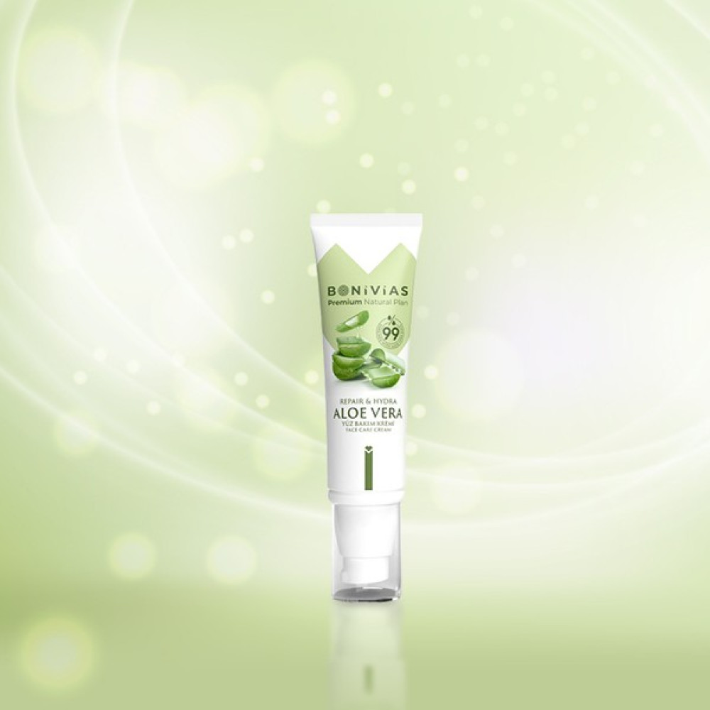 Bonivias Aleovera Nemlendirici Ve Aydınlatıcı Yüz Kremi Vegan % 99 Aloevera Nemlendiriciler Fiyatı