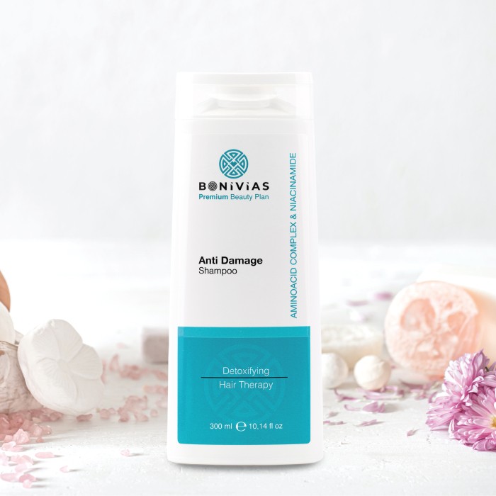 Bonivias Onarıcı , Nemlendirici Saç Şampuanı Niacinamide , Çay Ağacı Yağı, Üzüm Çekirdeği Ekstraktı, Amino Asit Kompleksi, At Kestanesi Ekstraktı i... Şampuan ve Saç Kremi Fiyatı