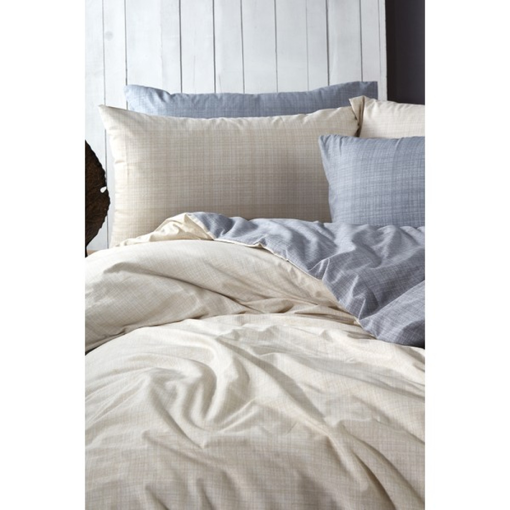 Bonjardin Home %100 Pamuklu Çift Taraflı Çift Kişilik Nevresim Takımı - 200 x 220 cm - Krem Nevresim Takımı Fiyatı