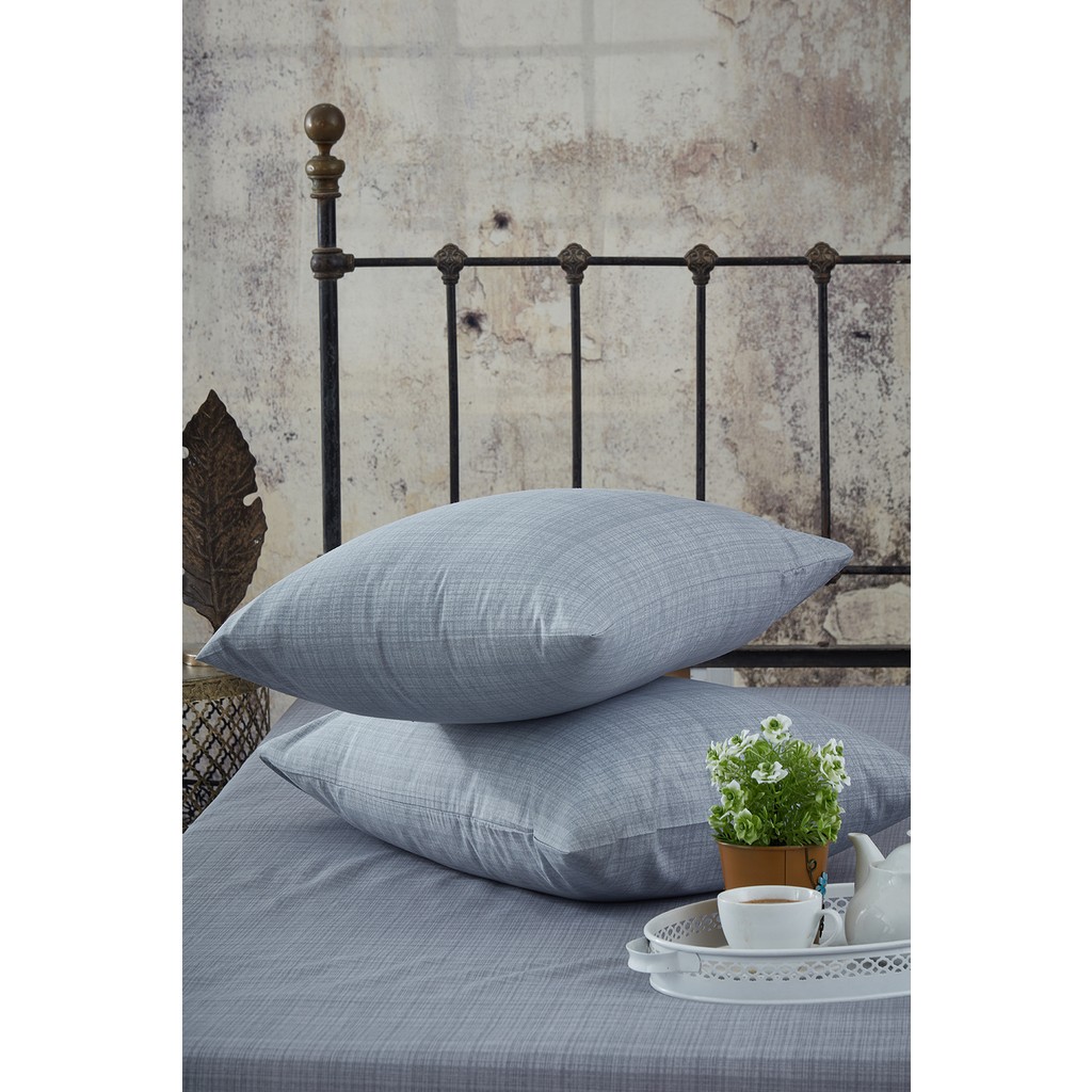 Bonjardin Home 2'li Gri 50 x 70 cm Ranforce Yastık Kılıfı Yastık Kılıfı Fiyatı