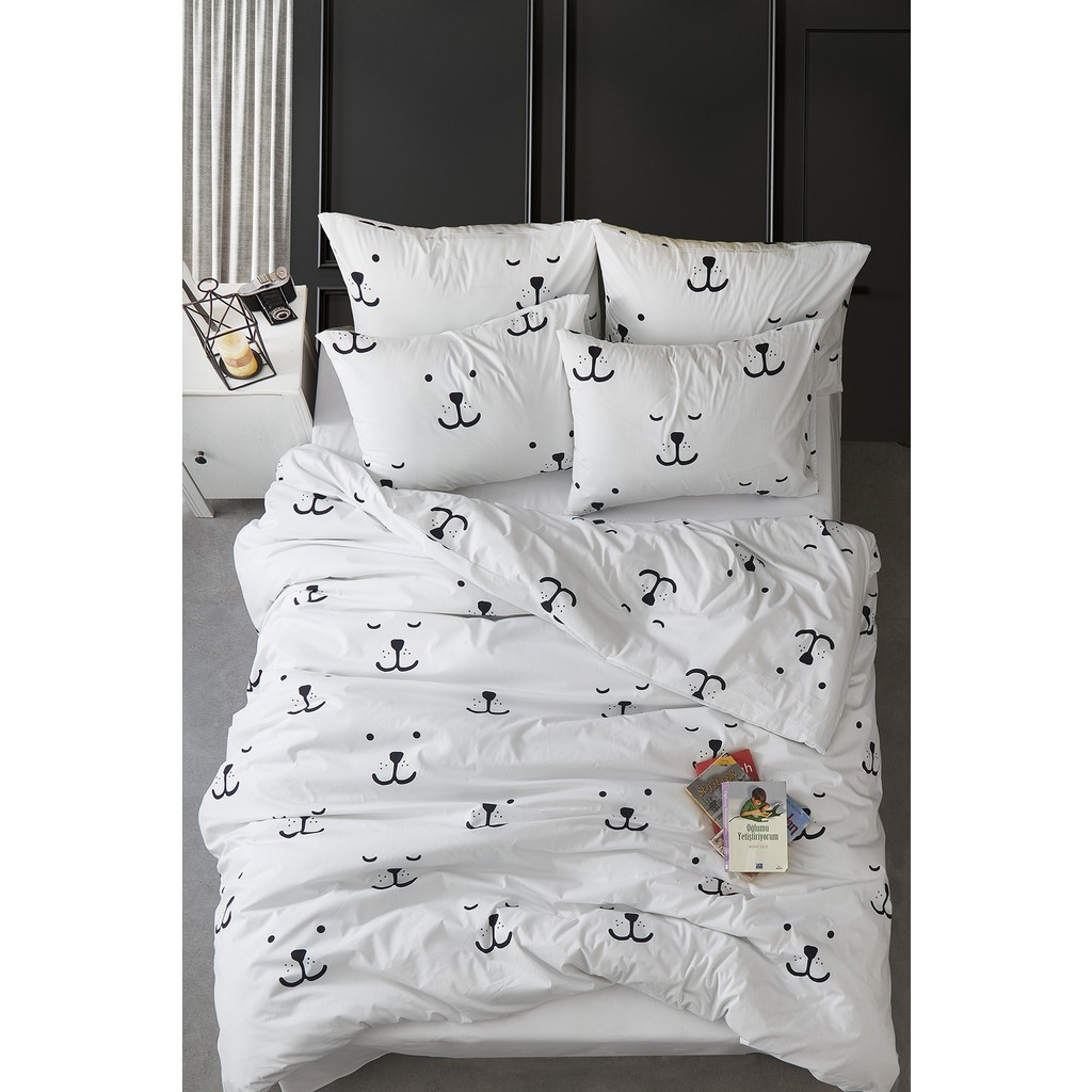 Bonjardin Home Doğal Pamuk Çift Kişilik Nevresim Takımı - Beyaz - 200 x 220 cm Nevresim Takımı Fiyatı