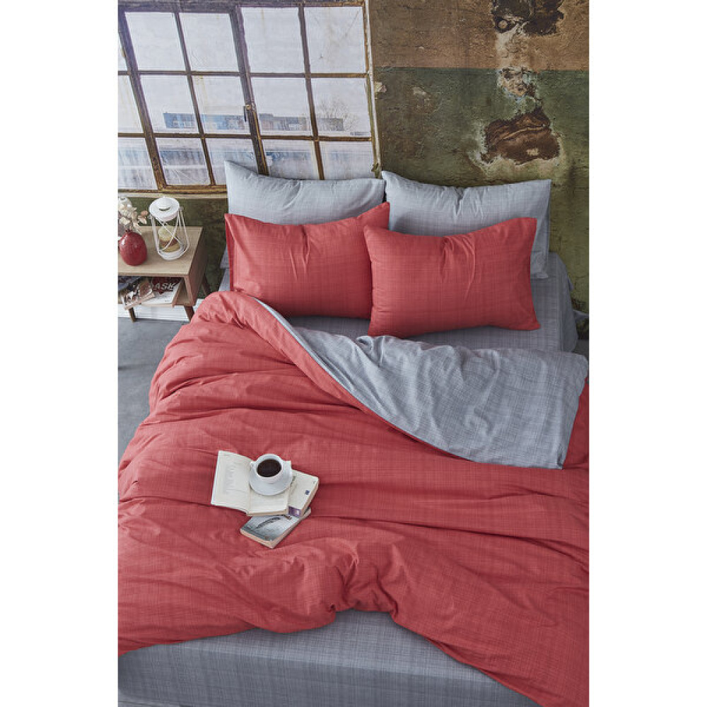 Bonjardin Home Pamuklu Çift Taraflı Çift Kişilik Nevresim Takımı - Turuncu - 200 x 220 cm Nevresim Takımı Fiyatı