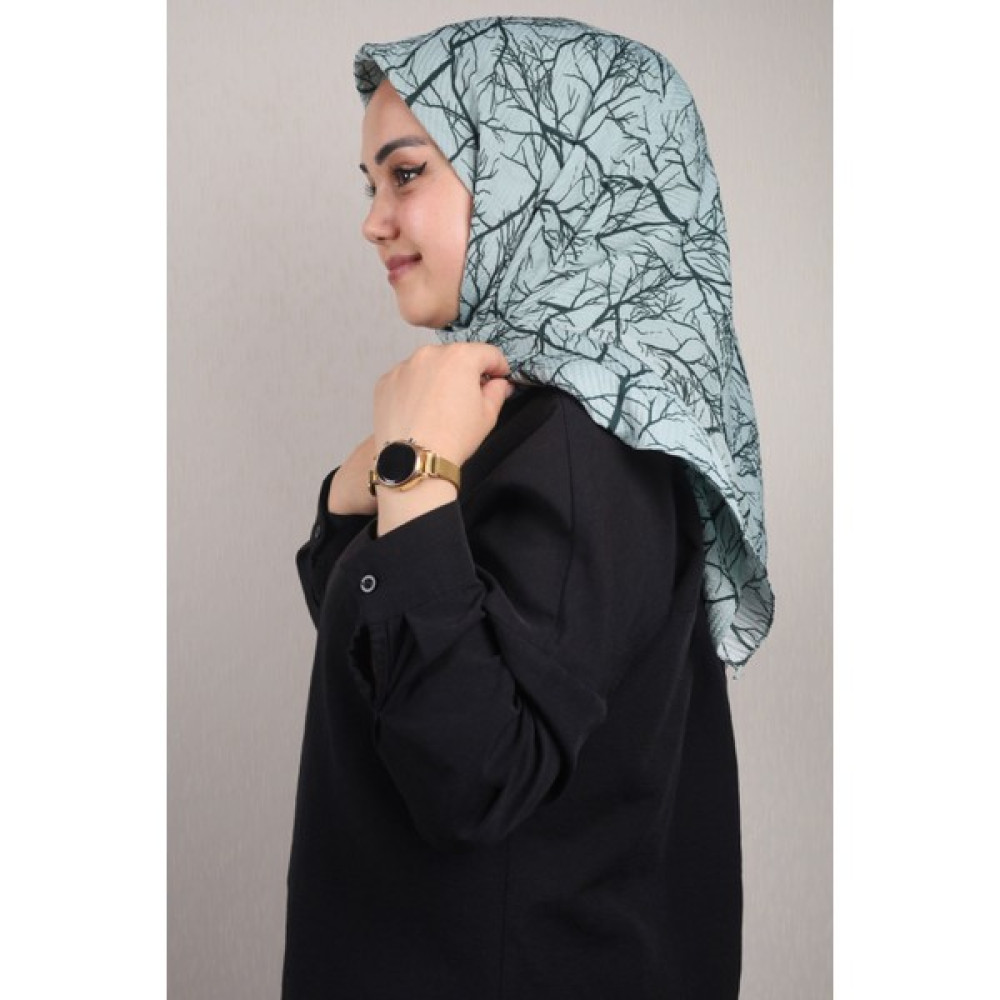 Bonjela Desenli Mio Caz Eşarp Desen-17 Renk-12 -96 Eşarp Fiyatı