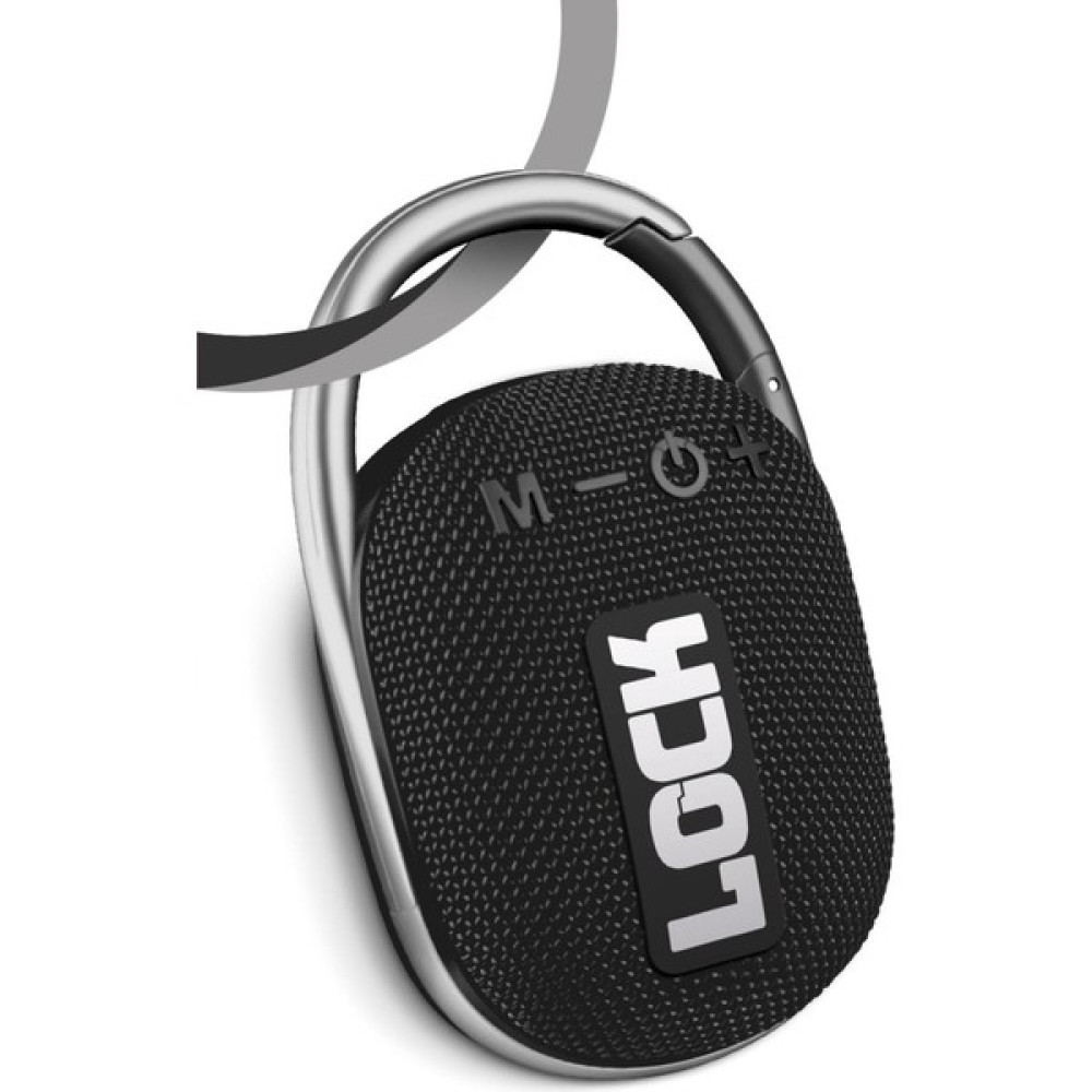 Bonjux Lock Siyah Taşınabilir Bluetooth Hoparlör Ses Bombası Kilit Özellikli Yüksek Ses Gücü Bluetooth Hoparlör Fiyatı