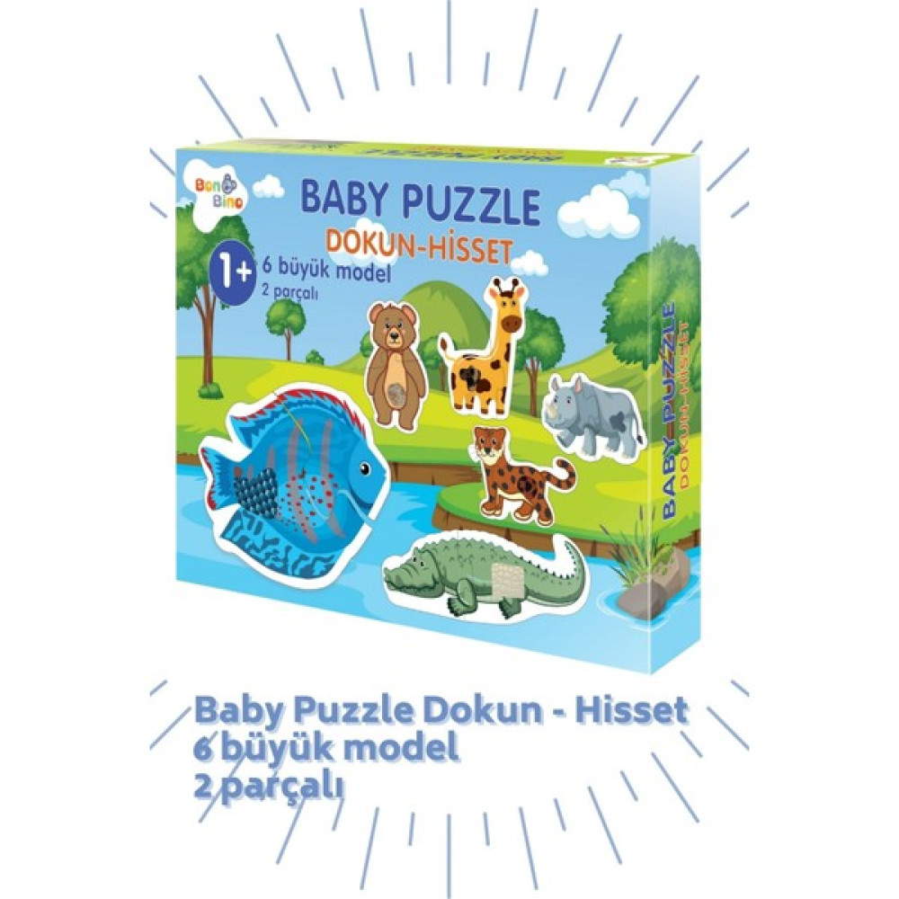 Bonkido Dokun Hisset Baby Puzzle 6 Tanesi Dokulu 12 Dev Parça 1.set Puzzle & Aksesuarları Fiyatı