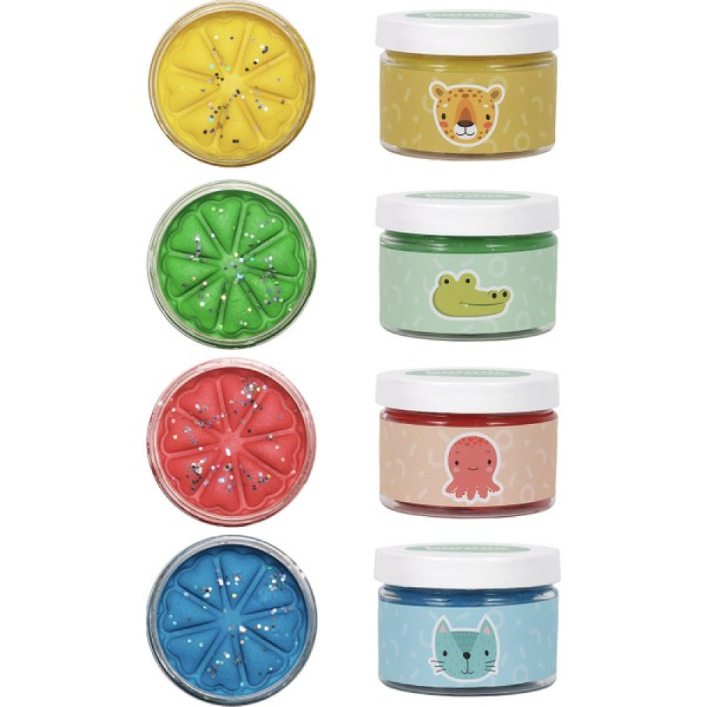 Bonnie Doğal Oyun Hamuru 4'lü Renk Glitter Set 4*150GR Eğitici Oyuncak Fiyatı