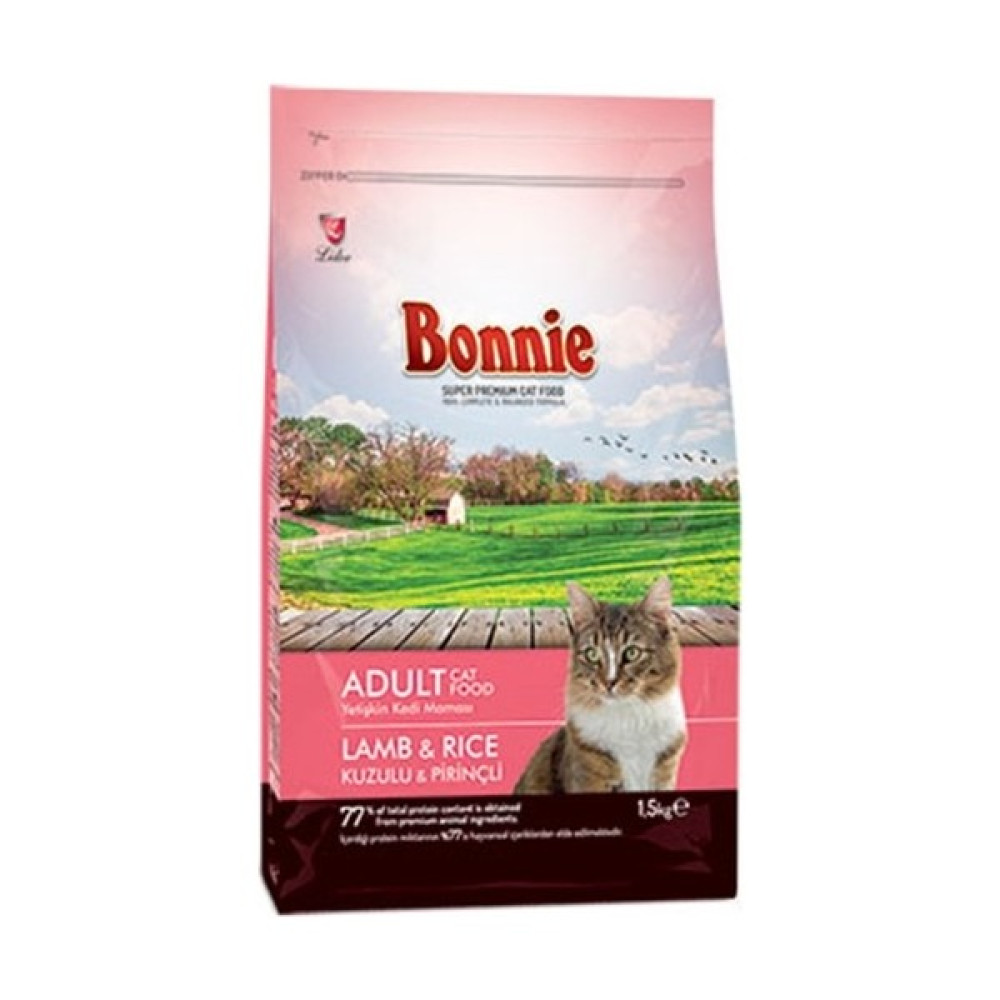 Bonnie Kuzu Etli Yetişkin Kedi Maması 1,5 kg Evcil Hayvan Ürünleri Fiyatı