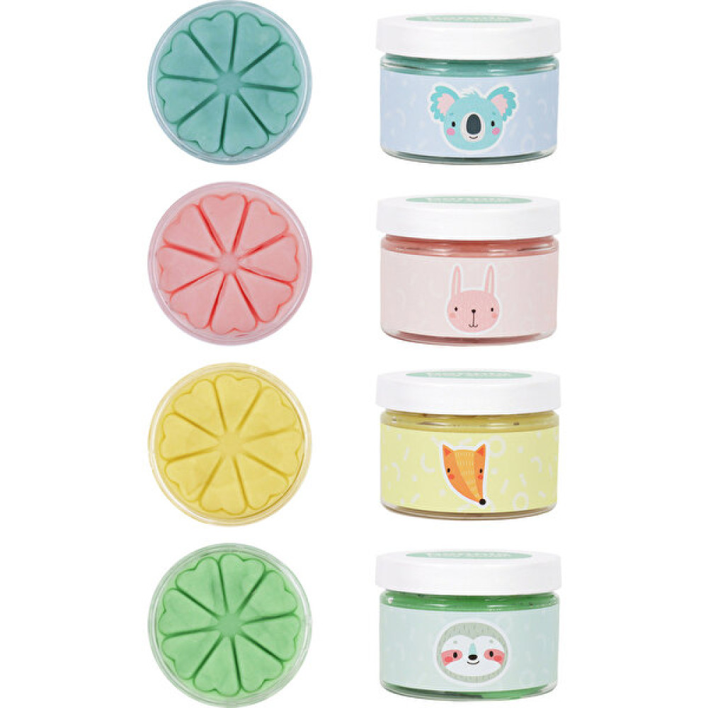 Bonnie Play Dough Oyun Hamuru 4'lü Pastel Renk Seti 4*150GR - Yeşil Eğitici Oyuncak Fiyatı