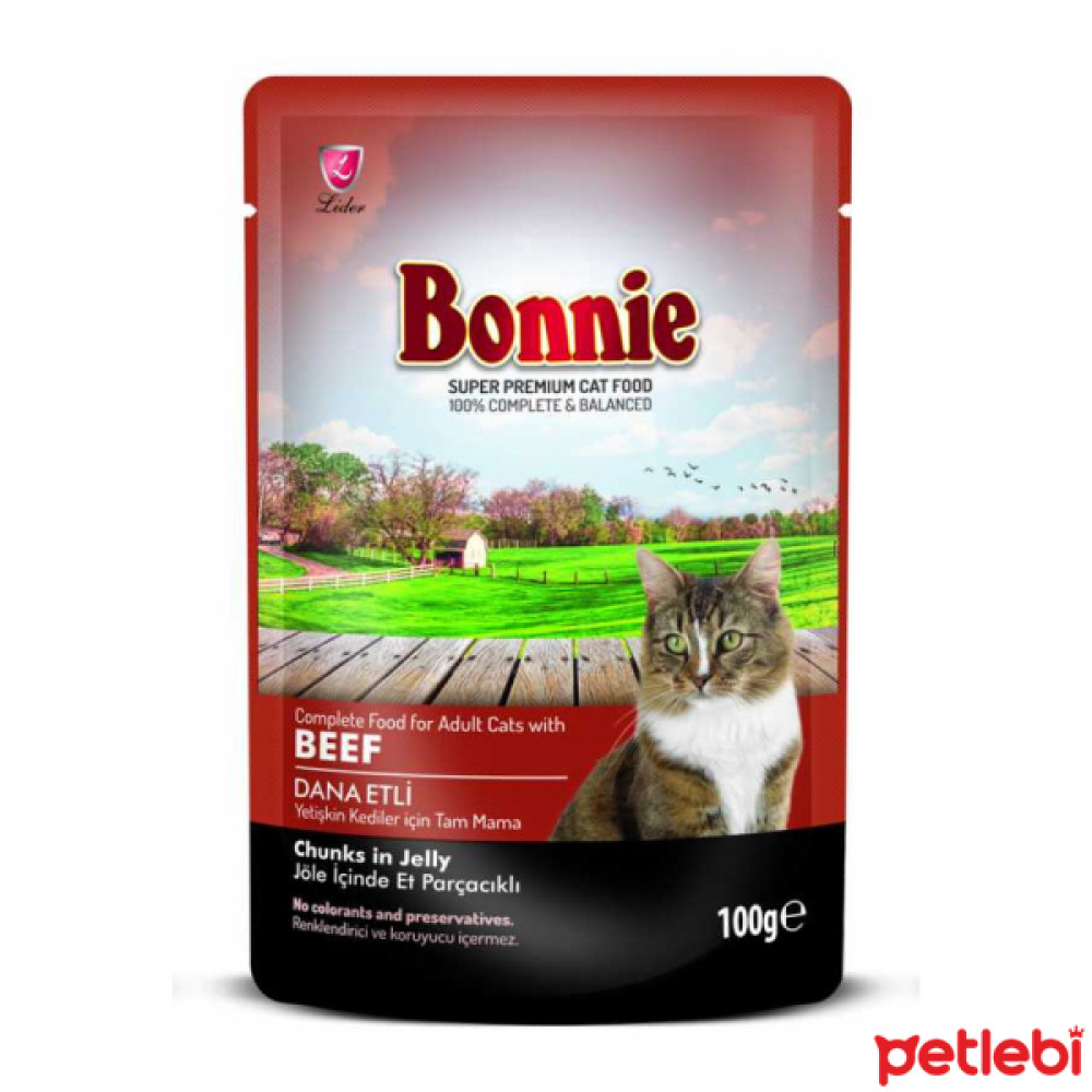 Bonnie Pouch Dana Etli Yetişkin Kedi Konservesi 85gr Evcil Hayvan Ürünleri Fiyatı