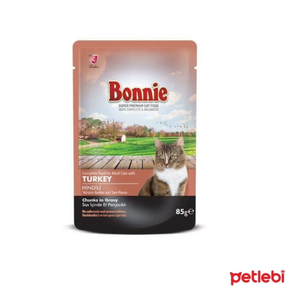 Bonnie Pouch Ördekli ve Hindili Yetişkin Kedi Konservesi 85gr Evcil Hayvan Ürünleri Fiyatı
