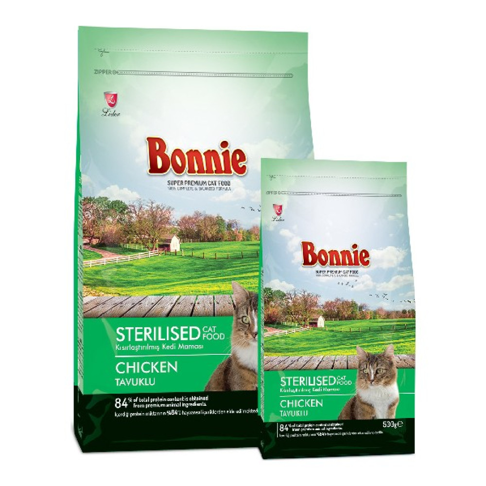 Bonnie Sterilised Tavuklu Kısır Kedi Maması 500GR Evcil Hayvan Ürünleri Fiyatı
