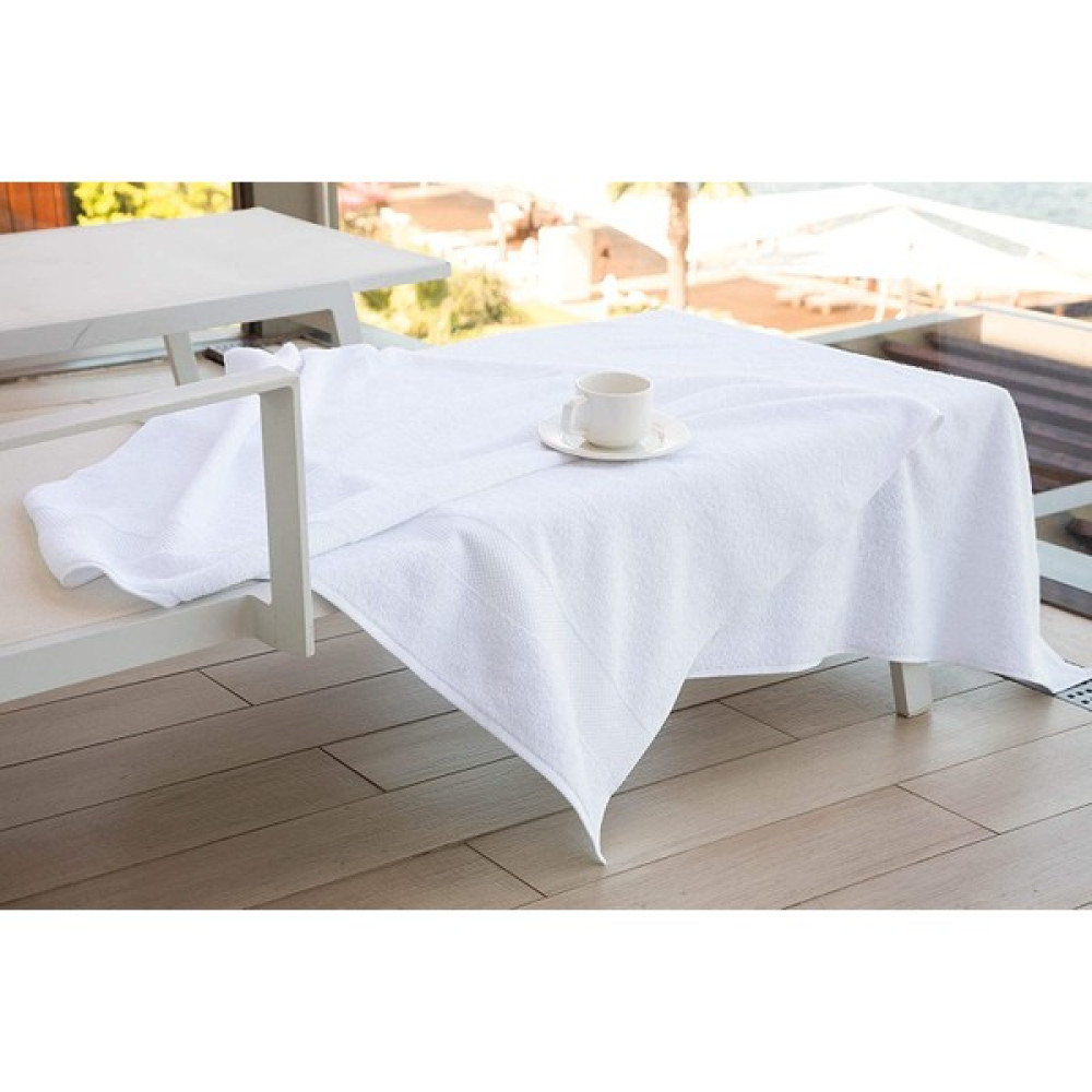 Bonperla Pamuk 90X180 cm Banyo Havlusu Şezlong Plaj Spa Havlusu Beyaz - 90 x 180 cm Banyo Havlusu Fiyatı