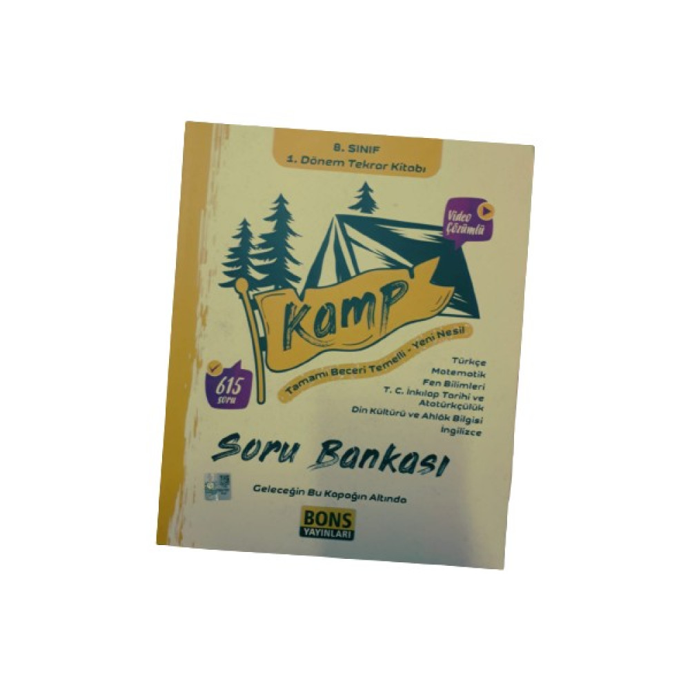 Bons Yayınları 8. Sınıf Kamp Seti (1. Dönem Tekrar Kitabı) Kaynak Kitapları Fiyatı