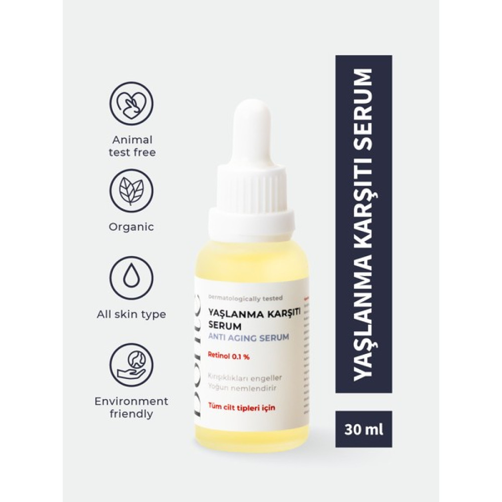 Bonte Yaşlanma Karşıtı Serum Retinol 0,1% 30 ml - 30ml Anti-Aging / Yaşlanma Karşıtı Fiyatı