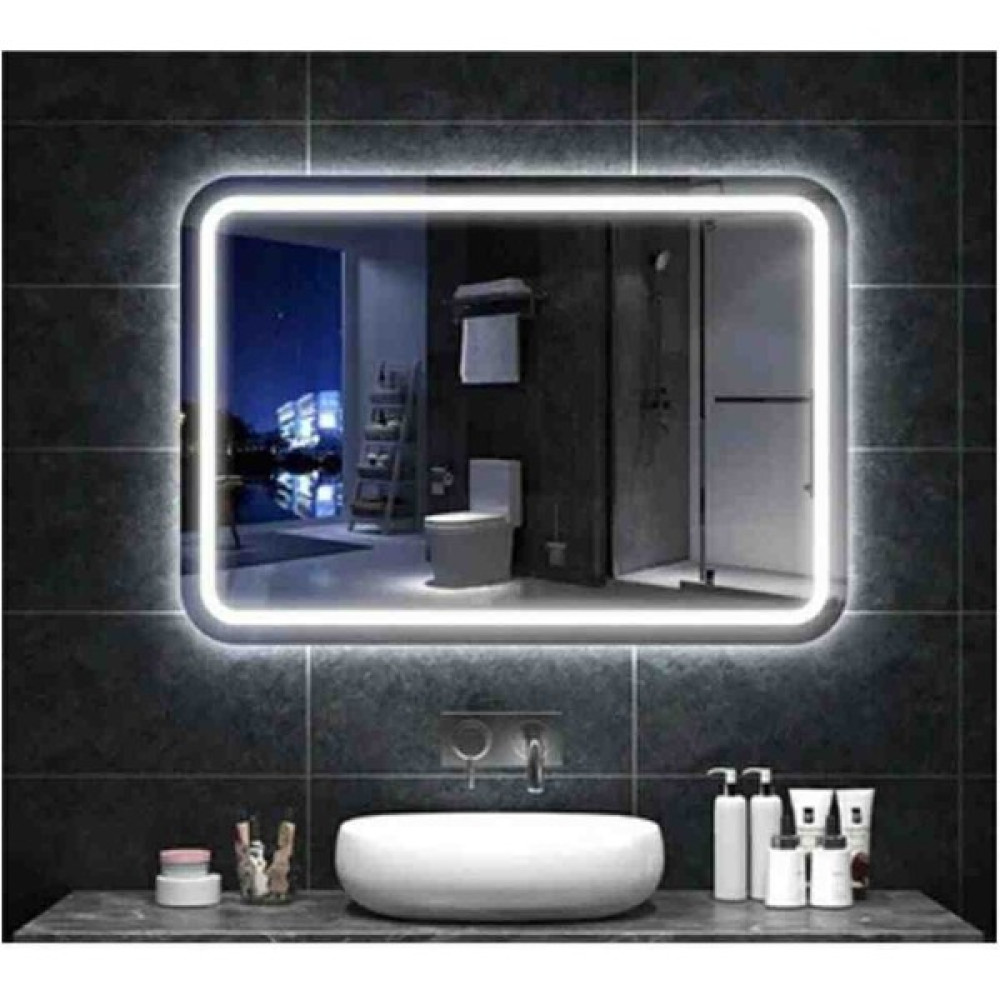 Bonus Home Banyo Aynası Kumlamalı Ledli 80 x 60 Ayna Banyo Aynası Fiyatı
