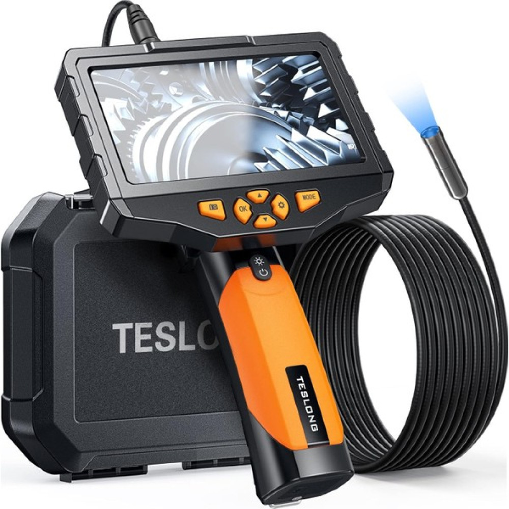 Bonus Ticaret Teslong NTS300 4 LED 5" Ekran 5000MAH 3m Tek Lens Yılan Kamera Elektrikli Kesme Makinesi Fiyatı