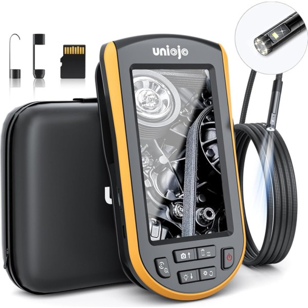 Bonus Ticaret Uniojo 8mm 1m IP67 Çift Lens Yılan Kamera 6 LED Yılan Kamera Elektrikli Kesme Makinesi Fiyatı
