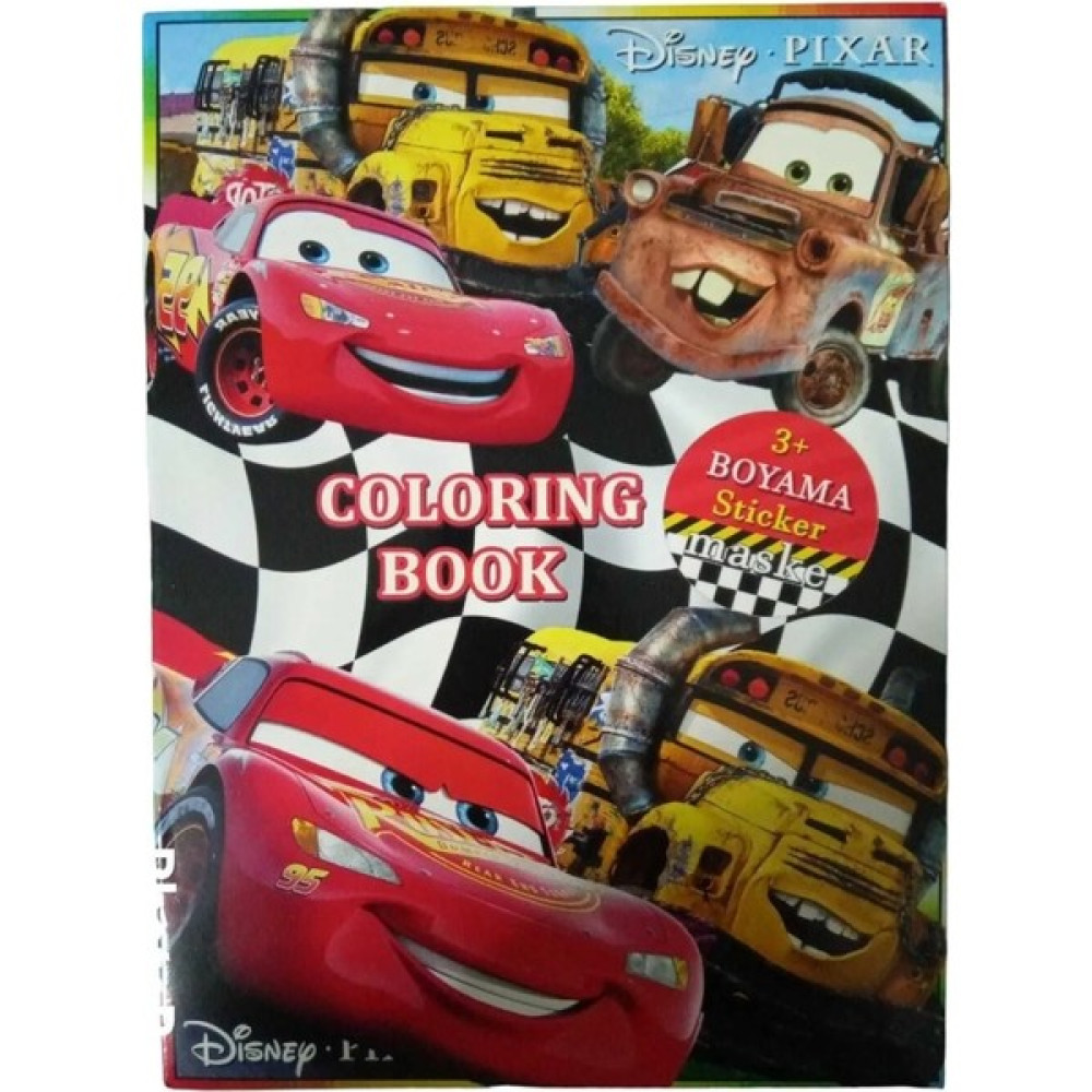 Booddie Boyama Kitabı Stickerlı Cars Arabalar Model Aktivite & Eğitici Kitaplar Fiyatı